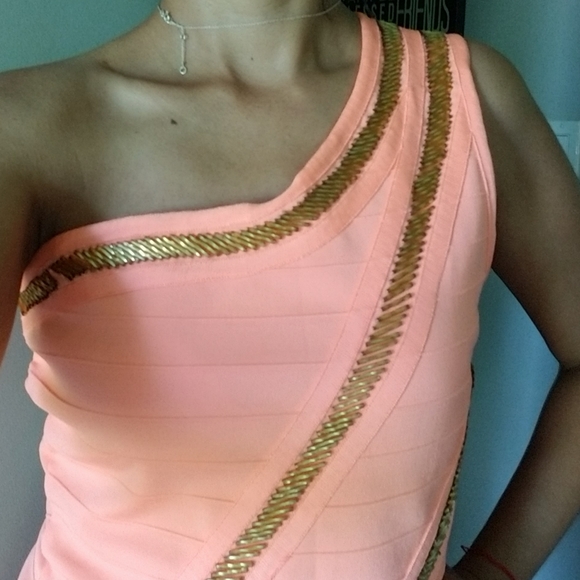 👗NEON ONE SHOULDER BODYCON DRESS - Picture 9 of 14